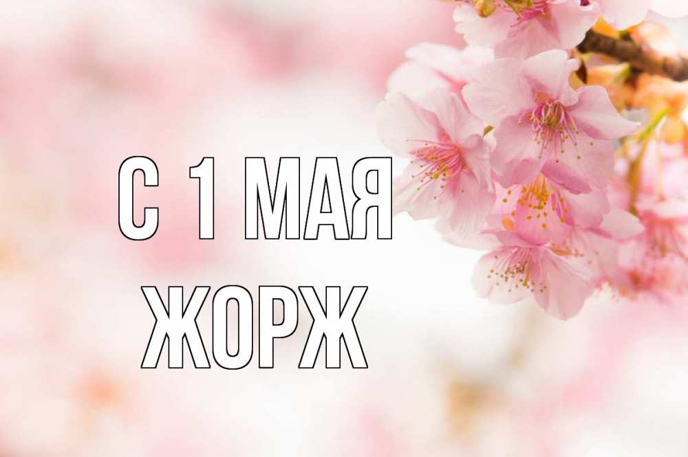 Картинка С 1 мая, Жорж