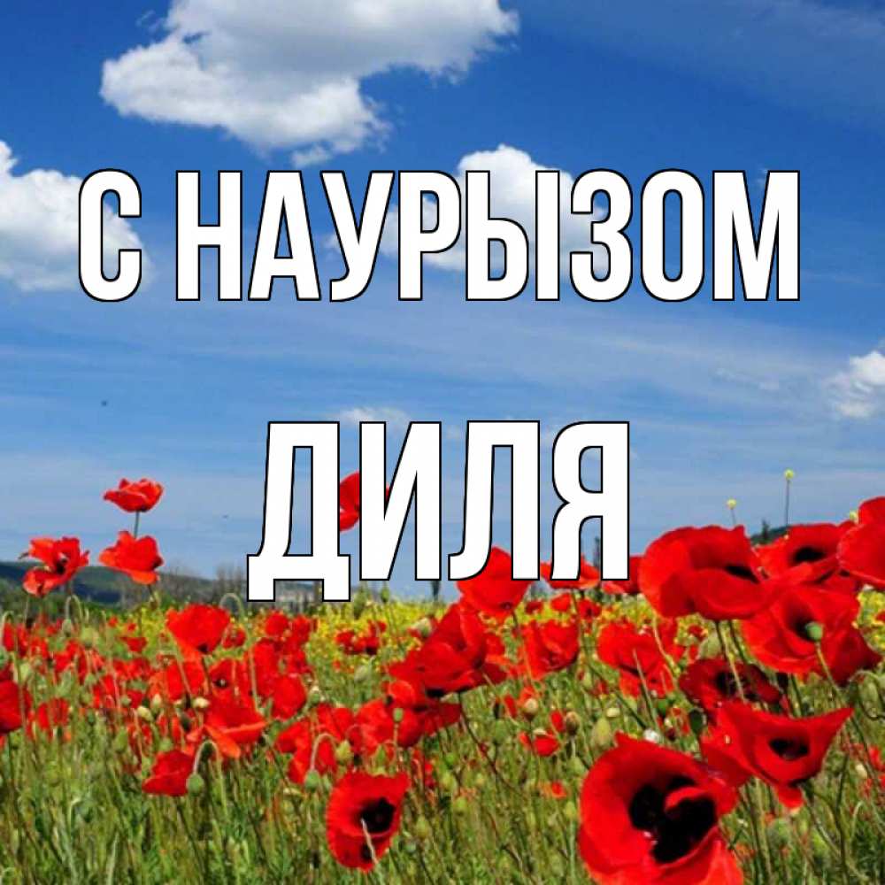 Открытка на каждый день с именем, Диля С наурызом праздник весны наурыз очень красивая картинка Прикольная открытка с пожеланием онлайн скачать бесплатно 
