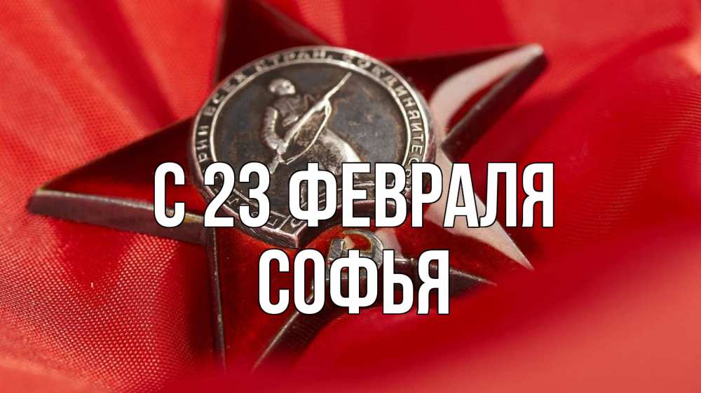 Открытка на каждый день с именем, Софья С 23 февраля 23 февраля Прикольная открытка с пожеланием онлайн скачать бесплатно 