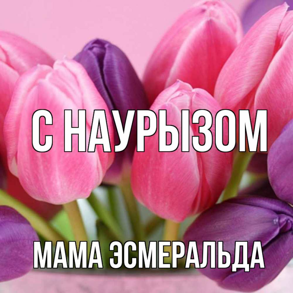 Открытка на каждый день с именем, Мама-Эсмеральда С наурызом маме 1 Прикольная открытка с пожеланием онлайн скачать бесплатно 