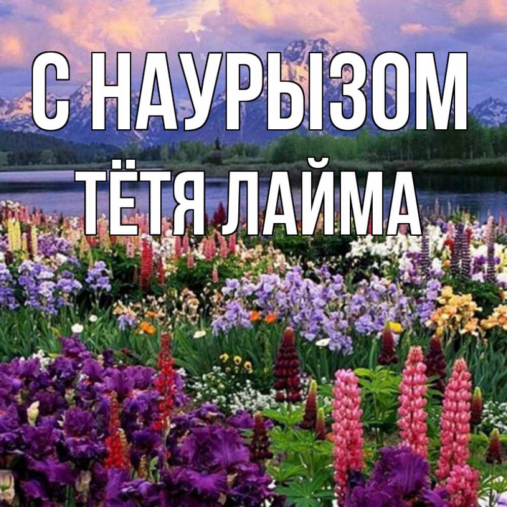 Открытка на каждый день с именем, Тётя-Лайма С наурызом праздник весны наурыз Прикольная открытка с пожеланием онлайн скачать бесплатно 