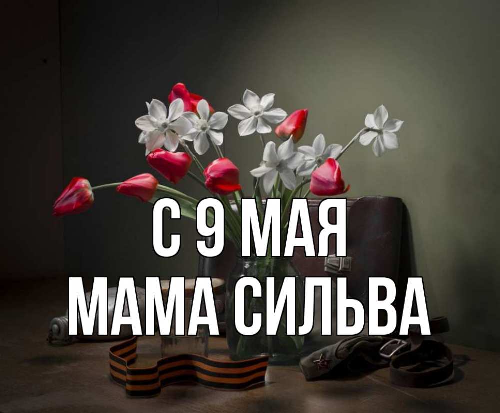 Открытка на каждый день с именем, Мама-Сильва С 9 мая 9 мая Прикольная открытка с пожеланием онлайн скачать бесплатно 