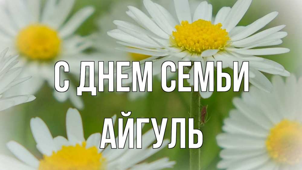 Открытка на каждый день с именем, Айгуль С днем семьи с днем семьи  1 Прикольная открытка с пожеланием онлайн скачать бесплатно 