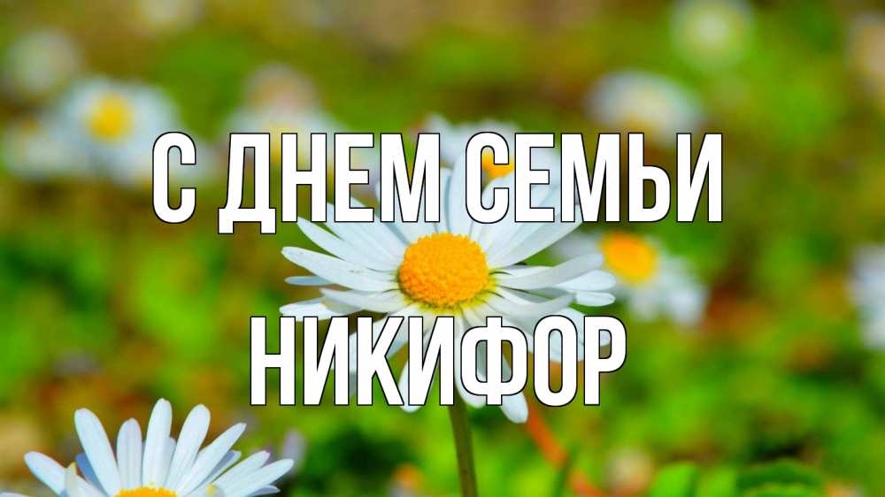 Открытка на каждый день с именем, Никифор С днем семьи с днем семьи Прикольная открытка с пожеланием онлайн скачать бесплатно 