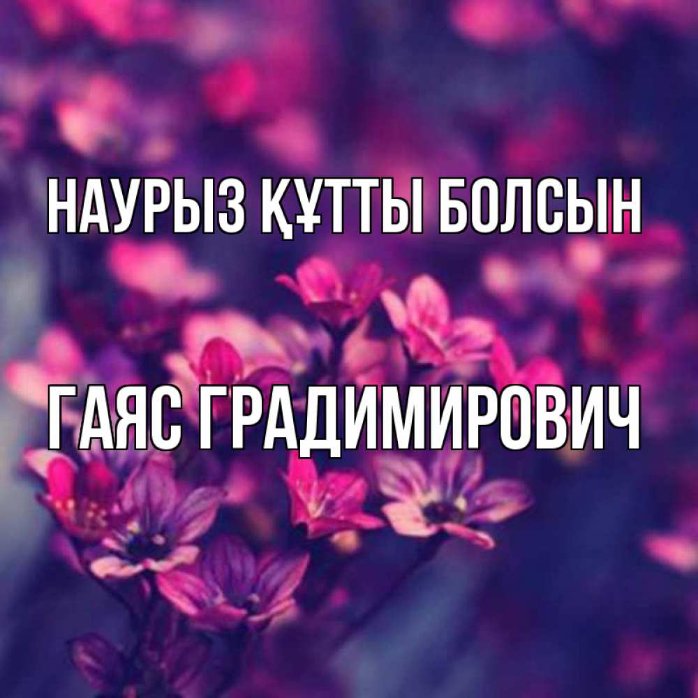 Картинка Наурыз құтты болсын, Гаяс Градимирович