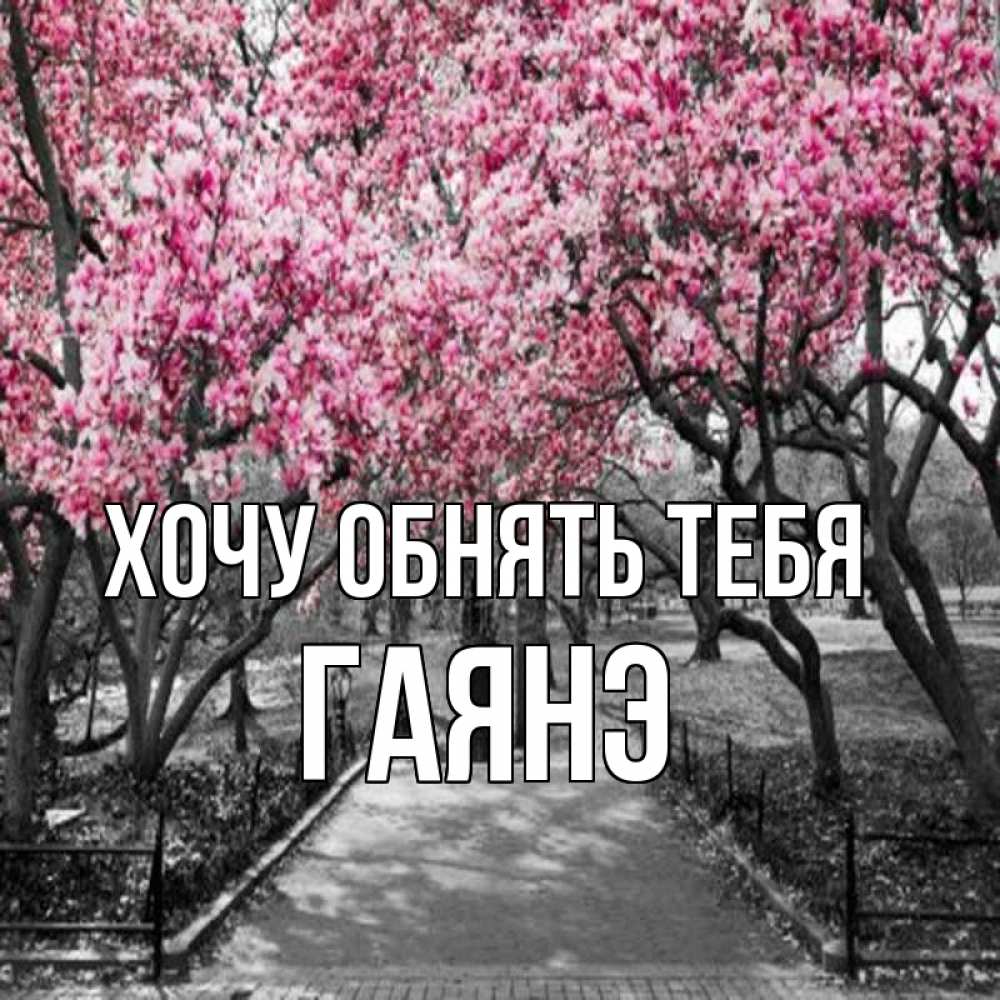 Открытка на каждый день с именем, Гаянэ Хочу обнять тебя обработанное фото Прикольная открытка с пожеланием онлайн скачать бесплатно 