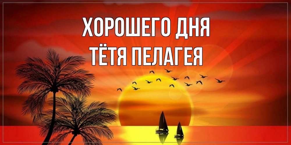 Открытка на каждый день с именем, Тётя-Пелагея Хорошего дня открытки с пожеланиями хорошего дня Прикольная открытка с пожеланием онлайн скачать бесплатно 