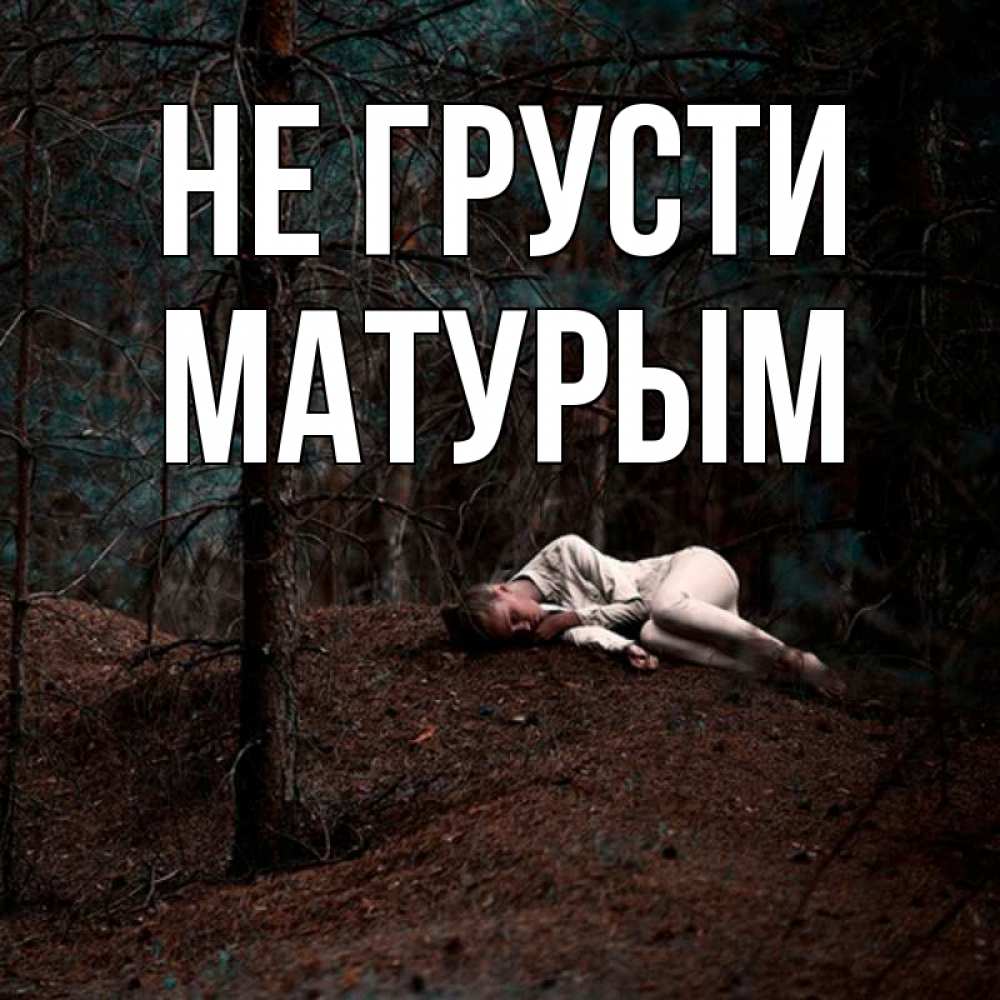 Открытка на каждый день с именем, Матурым Не грусти лес Прикольная открытка с пожеланием онлайн скачать бесплатно 
