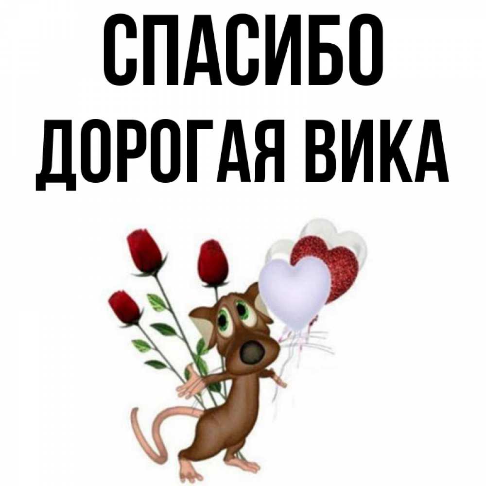 Спасибо вика картинки
