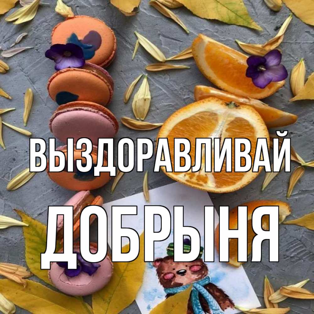 Открытка на каждый день с именем, Добрыня Выздоравливай не болейте Прикольная открытка с пожеланием онлайн скачать бесплатно 
