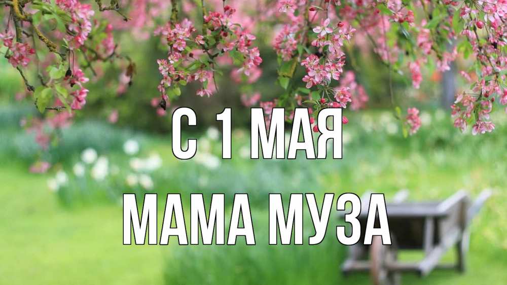 Открытка на каждый день с именем, Мама-Муза С 1 мая С 1 мая Прикольная открытка с пожеланием онлайн скачать бесплатно 