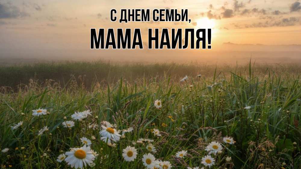 Открытка на каждый день с именем, Мама-Наиля С днем семьи с днем семьи Прикольная открытка с пожеланием онлайн скачать бесплатно 