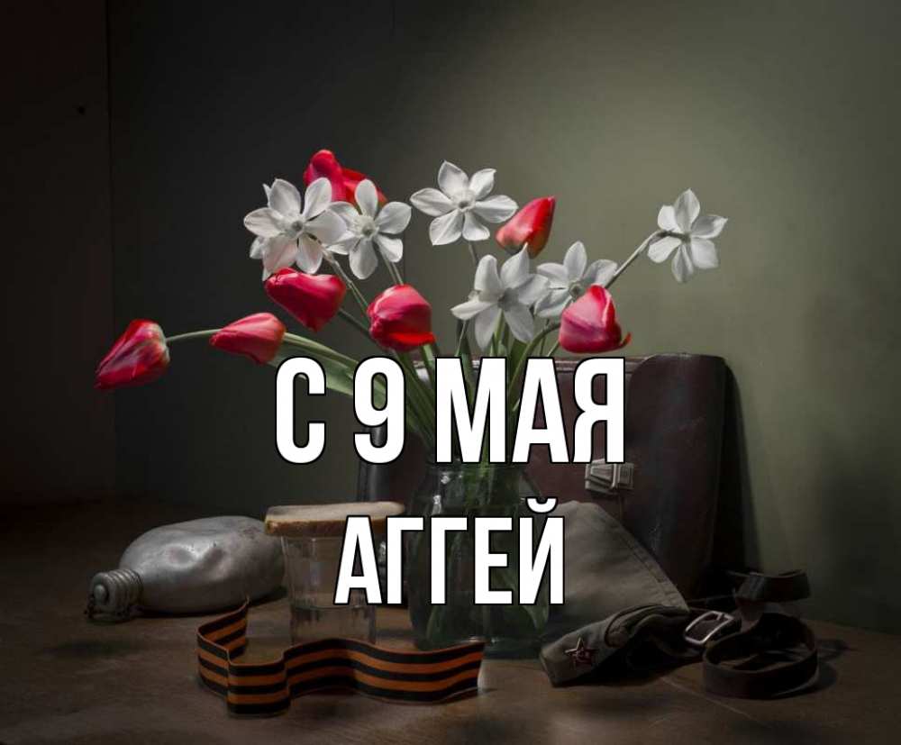 Открытка на каждый день с именем, Аггей С 9 мая 9 мая Прикольная открытка с пожеланием онлайн скачать бесплатно 