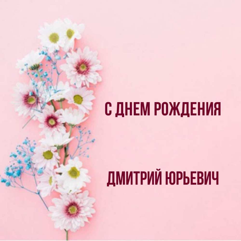 С Днем Рождения Дмитрий Картинки Красивые
