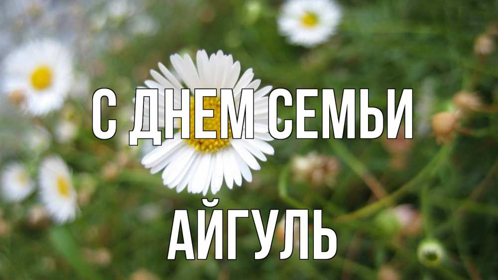 Открытка на каждый день с именем, Айгуль С днем семьи с днем семьи Прикольная открытка с пожеланием онлайн скачать бесплатно 