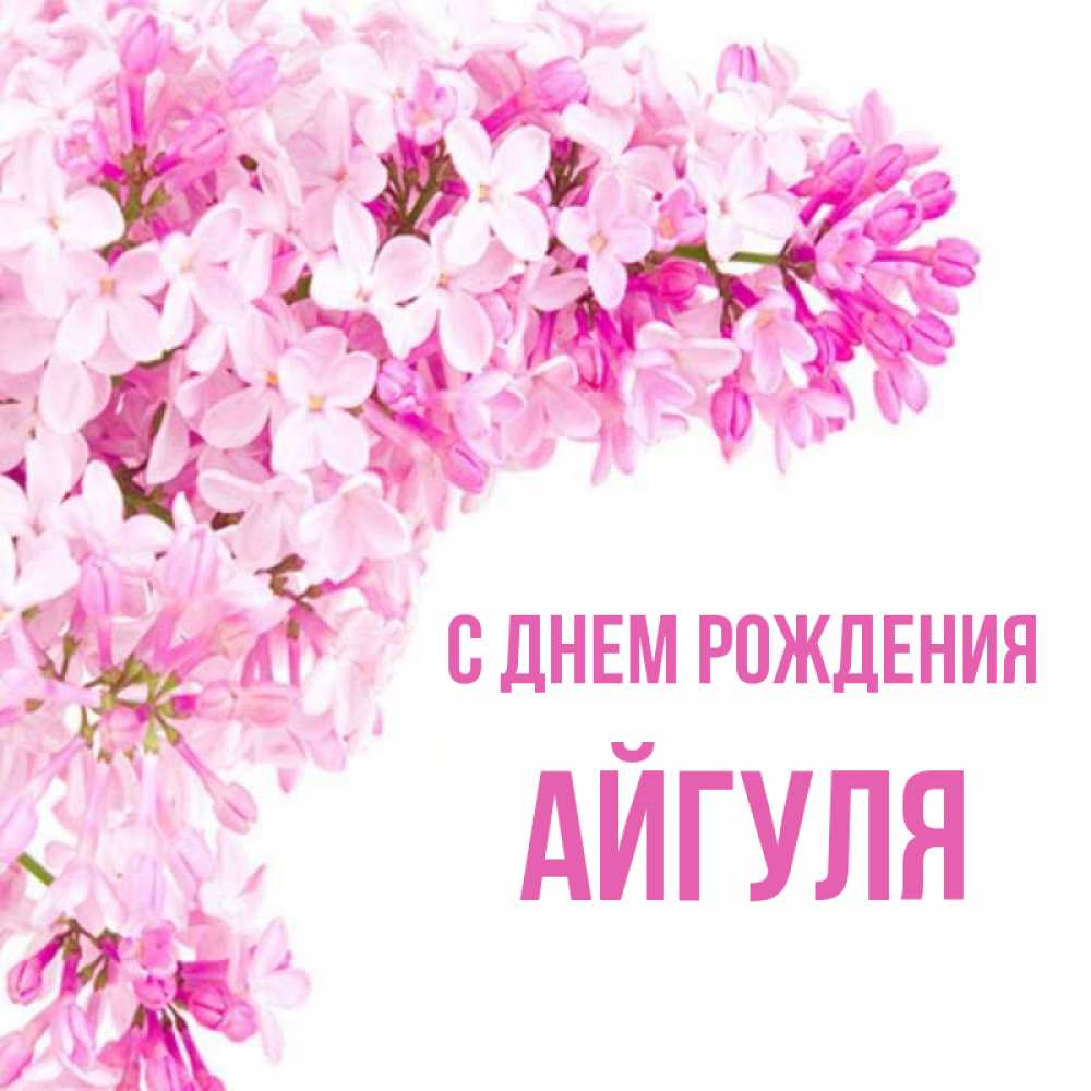 Айгуля С Днем Рождения