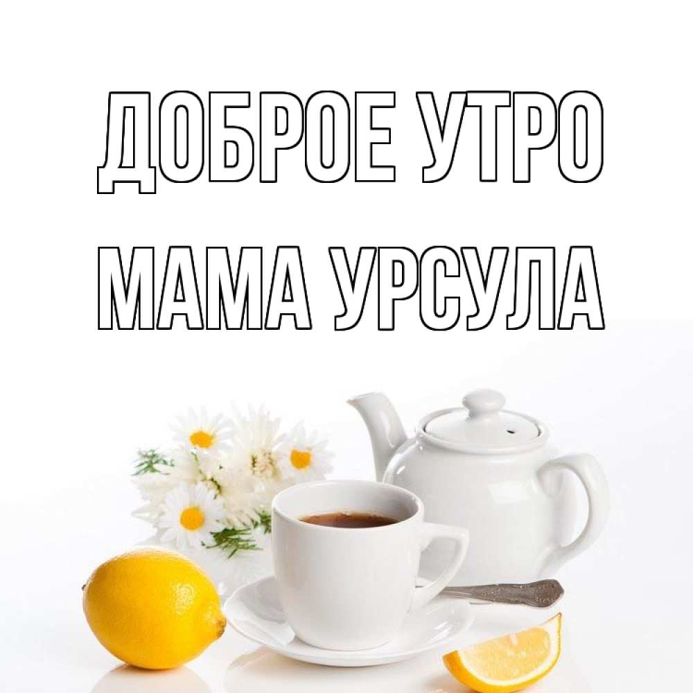 Открытка на каждый день с именем, Мама-Урсула Доброе утро сиреневые цветы Прикольная открытка с пожеланием онлайн скачать бесплатно 
