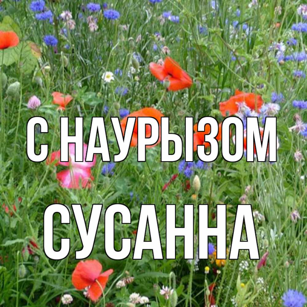 Открытка на каждый день с именем, Сусанна С наурызом праздник весны наурыз супер открытка Прикольная открытка с пожеланием онлайн скачать бесплатно 