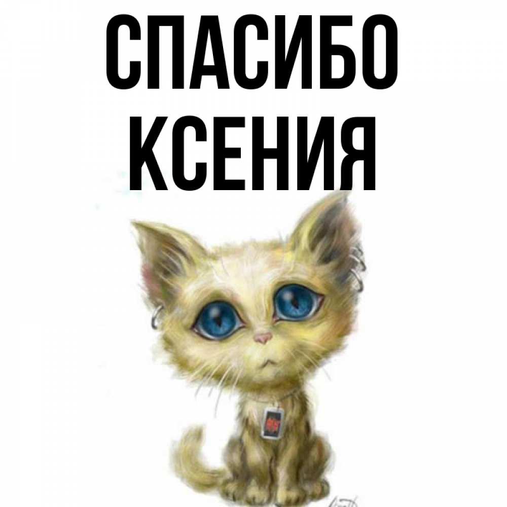 Картинки ксюша спасибо