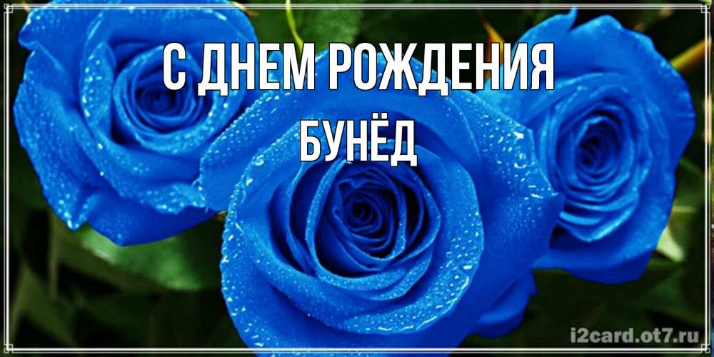 Картинка С днем рождения, Бунёд