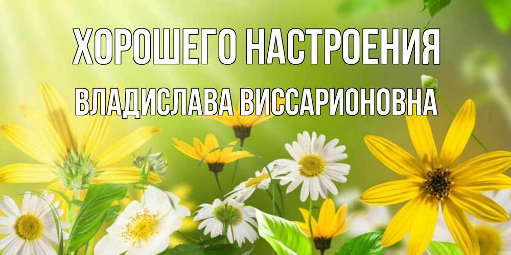 Картинка Хорошего настроения, Владислава Виссарионовна