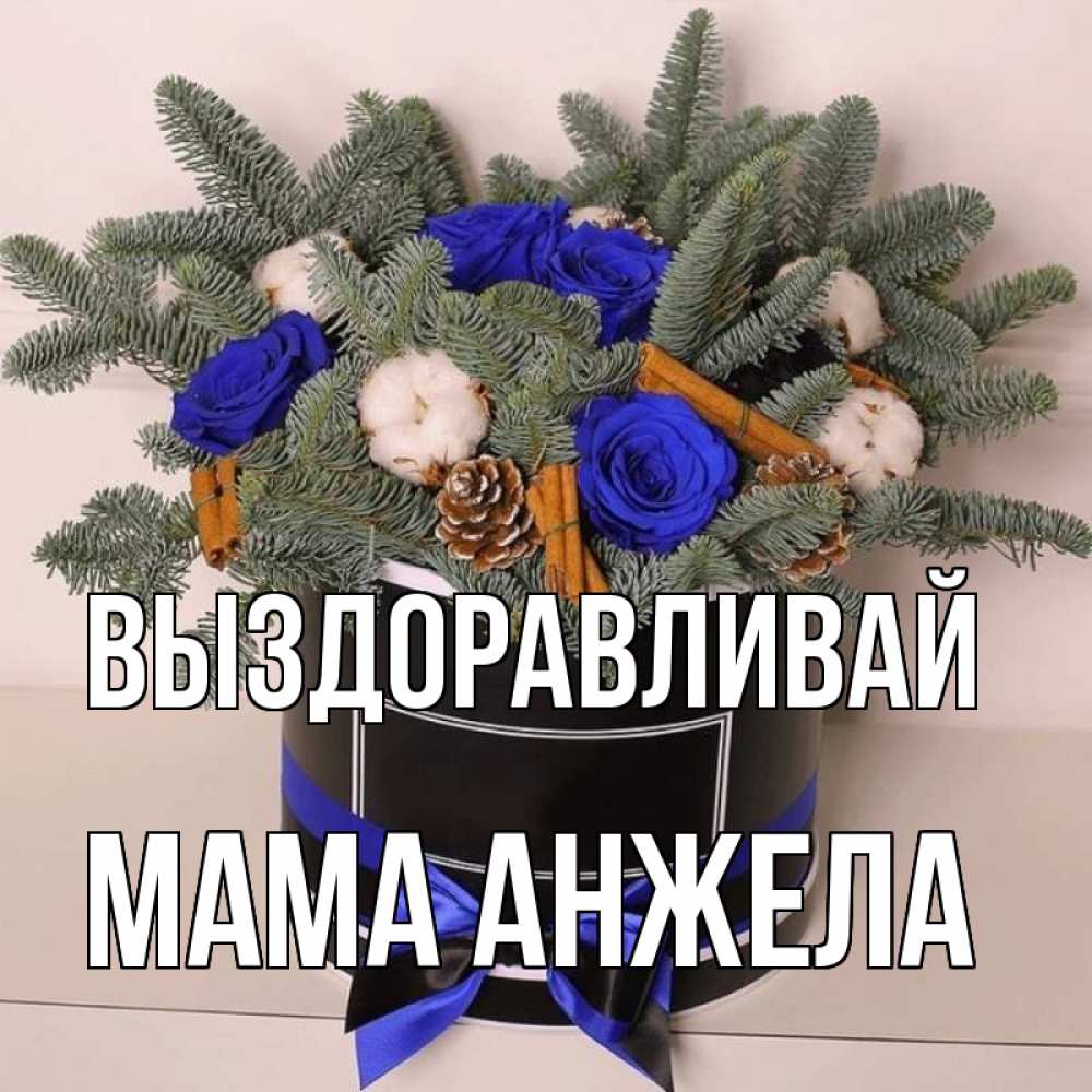 Открытка на каждый день с именем, Мама-Анжела Выздоравливай короче кто то загрузил эти шишки Прикольная открытка с пожеланием онлайн скачать бесплатно 