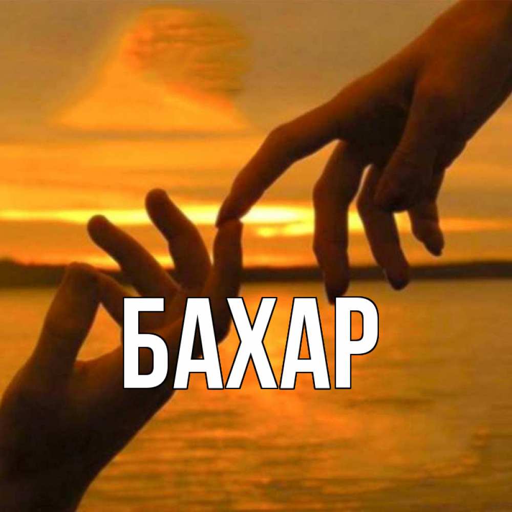 Открытка на каждый день с именем, Бахар Главная прикосновение нежное к любимому Прикольная открытка с пожеланием онлайн скачать бесплатно 