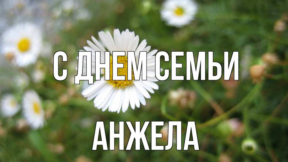 Открытка на каждый день с именем, Анжела С днем семьи с днем семьи Прикольная открытка с пожеланием онлайн скачать бесплатно 