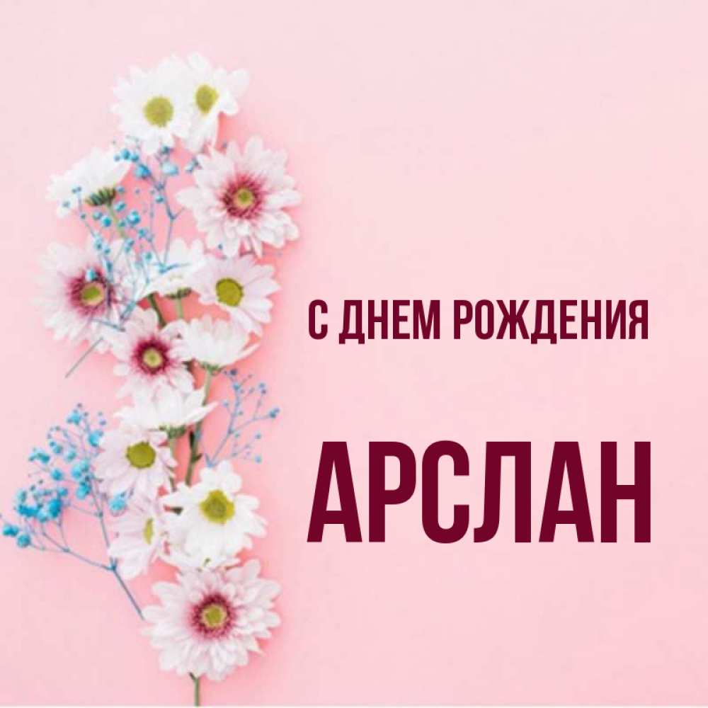 С днем рождения арслан картинки днем