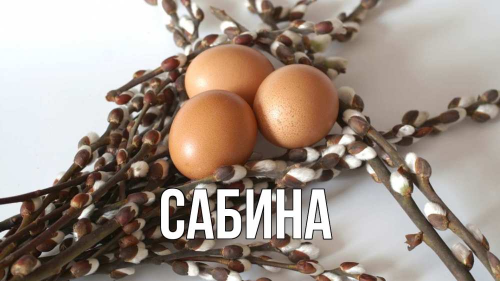 Открытка на каждый день с именем, Сабина Главная верба 1 Прикольная открытка с пожеланием онлайн скачать бесплатно 