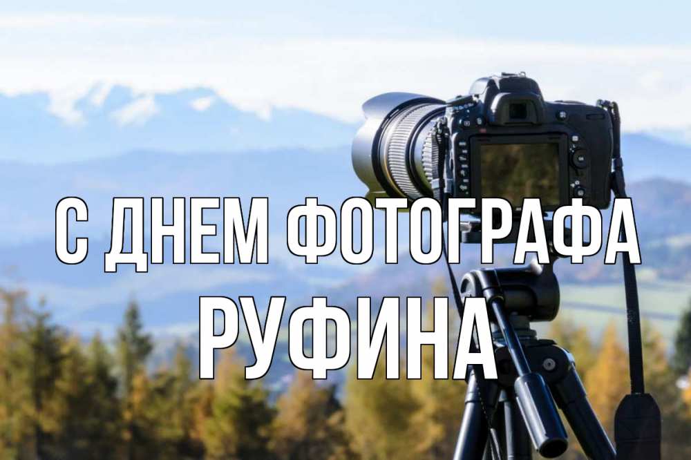 Открытка на каждый день с именем, Руфина С днем фотографа с днем фотографа Прикольная открытка с пожеланием онлайн скачать бесплатно 