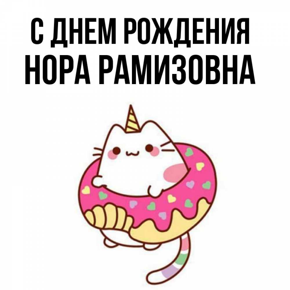 Картинка С днем рождения, Нора Рамизовна