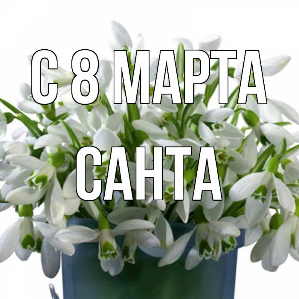 Картинка С 8 марта, Санта