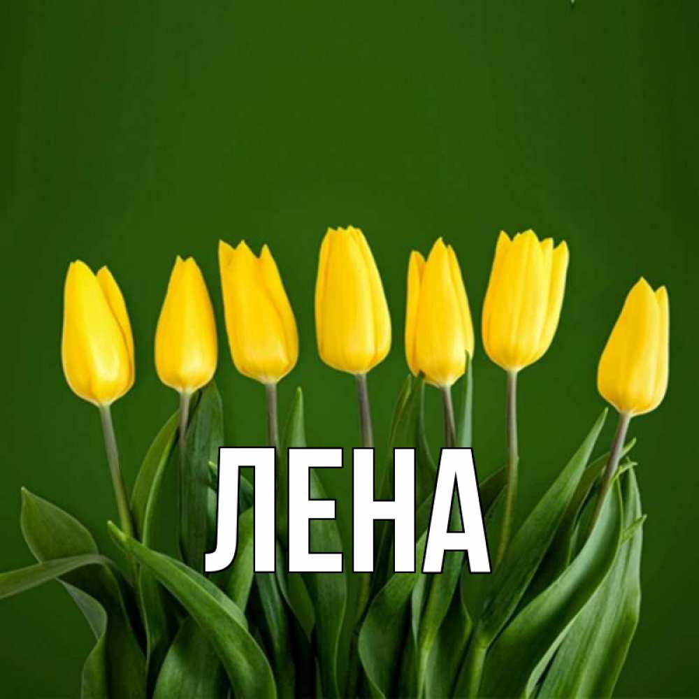 Открытка на каждый день с именем, Лена Главная желтого цвета 3 Прикольная открытка с пожеланием онлайн скачать бесплатно 