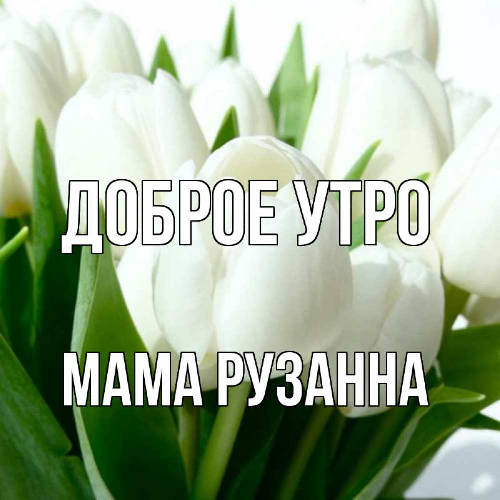 Открытка на каждый день с именем, Мама-Рузанна Доброе утро открытки на каждый день по именам Прикольная открытка с пожеланием онлайн скачать бесплатно 