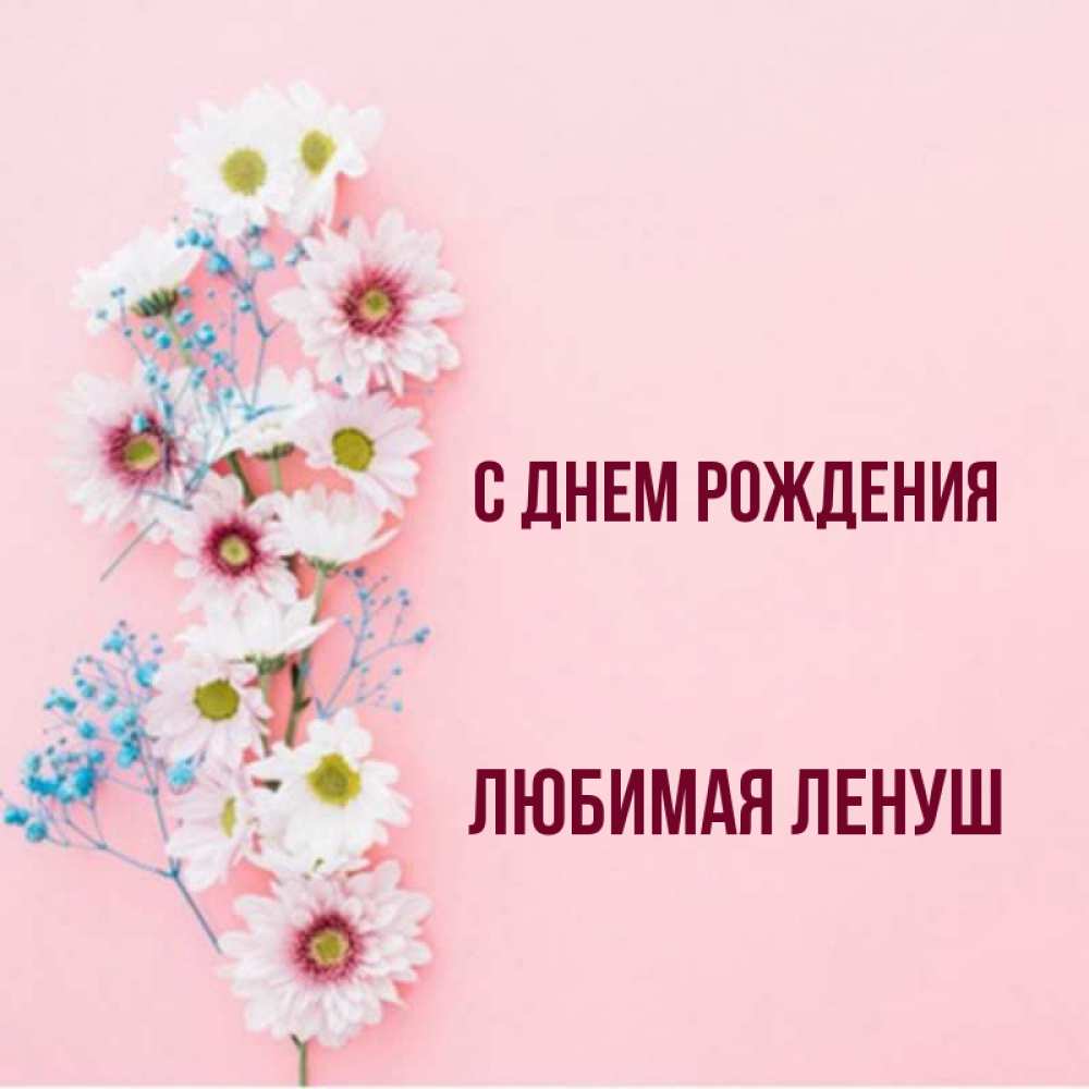 Картинки с днем рождения ленуша