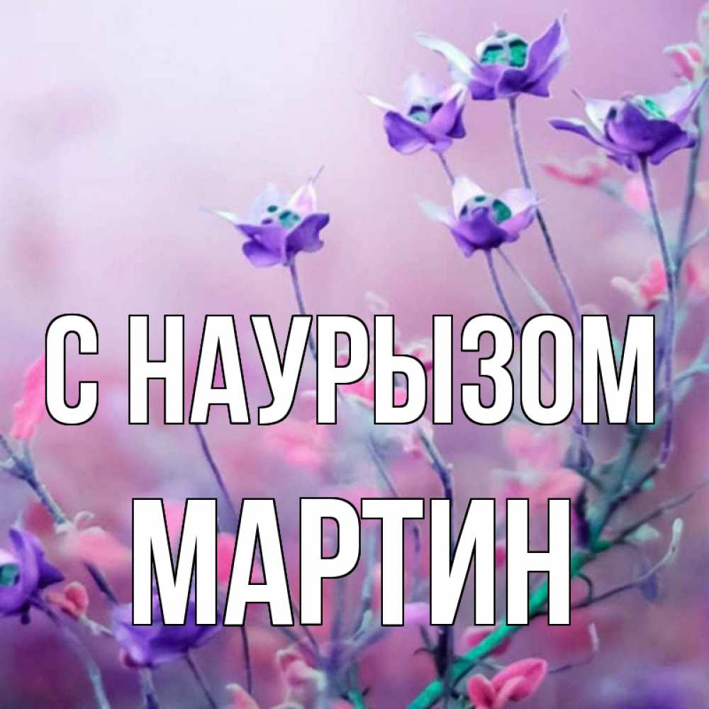 Открытка на каждый день с именем, Мартин С наурызом международный женский день 2 Прикольная открытка с пожеланием онлайн скачать бесплатно 