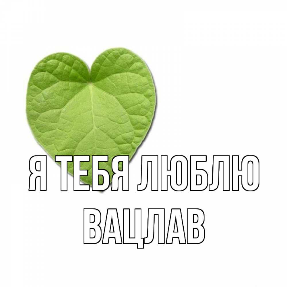 Открытка на каждый день с именем, Вацлав Я тебя люблю тебе Прикольная открытка с пожеланием онлайн скачать бесплатно 
