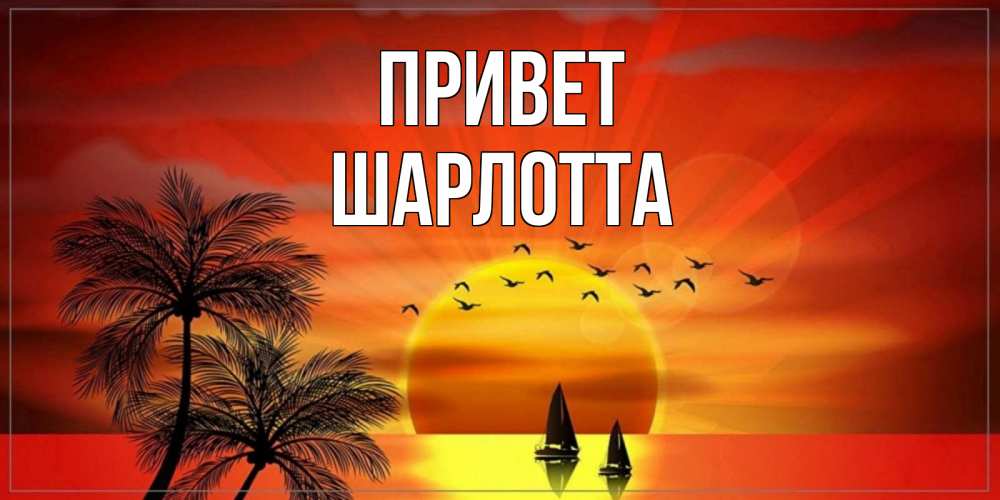 Открытка на каждый день с именем, Шарлотта Привет привет Прикольная открытка с пожеланием онлайн скачать бесплатно 