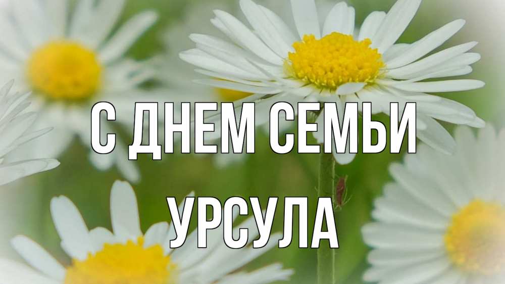 Открытка на каждый день с именем, Урсула С днем семьи с днем семьи  1 Прикольная открытка с пожеланием онлайн скачать бесплатно 