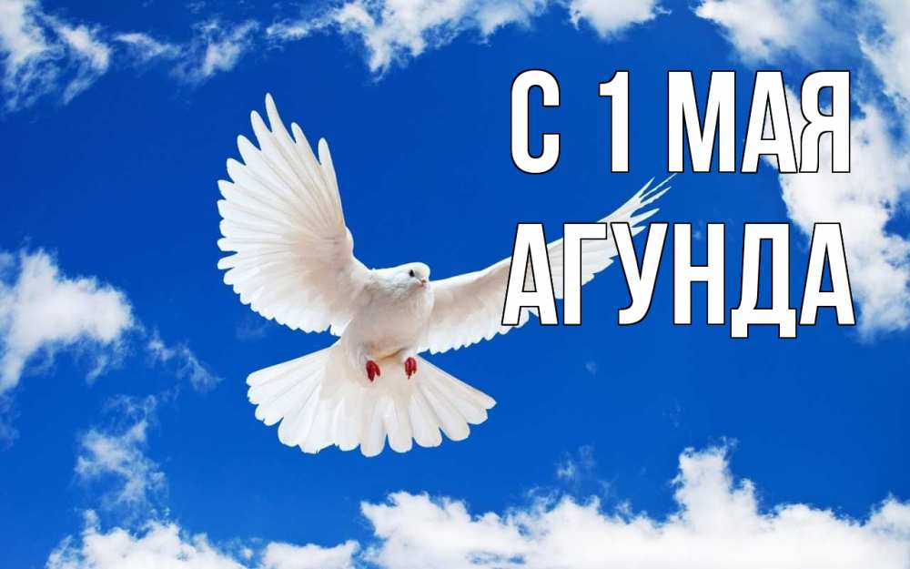 Открытка на каждый день с именем, Агунда С 1 мая С 1 мая 1 Прикольная открытка с пожеланием онлайн скачать бесплатно 