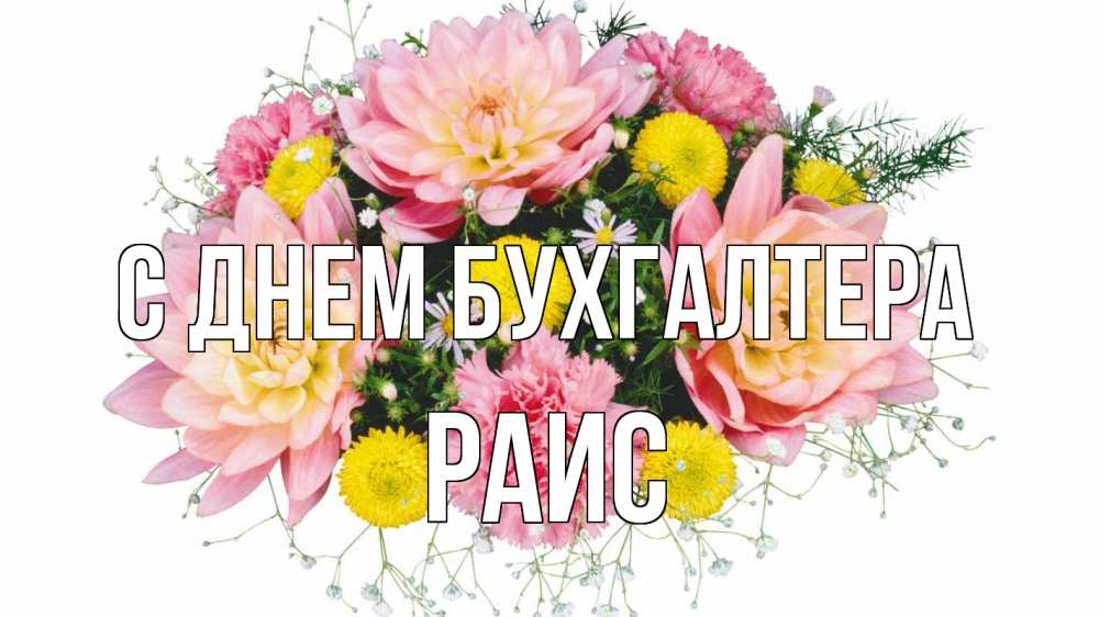 Открытка на каждый день с именем, Раис С днем бухгалтера с днем бухгалтера Прикольная открытка с пожеланием онлайн скачать бесплатно 