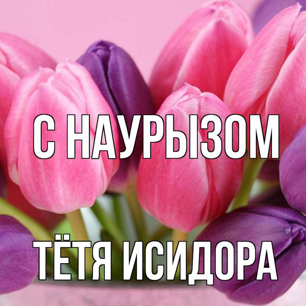 Открытка на каждый день с именем, Тётя-Исидора С наурызом маме 1 Прикольная открытка с пожеланием онлайн скачать бесплатно 