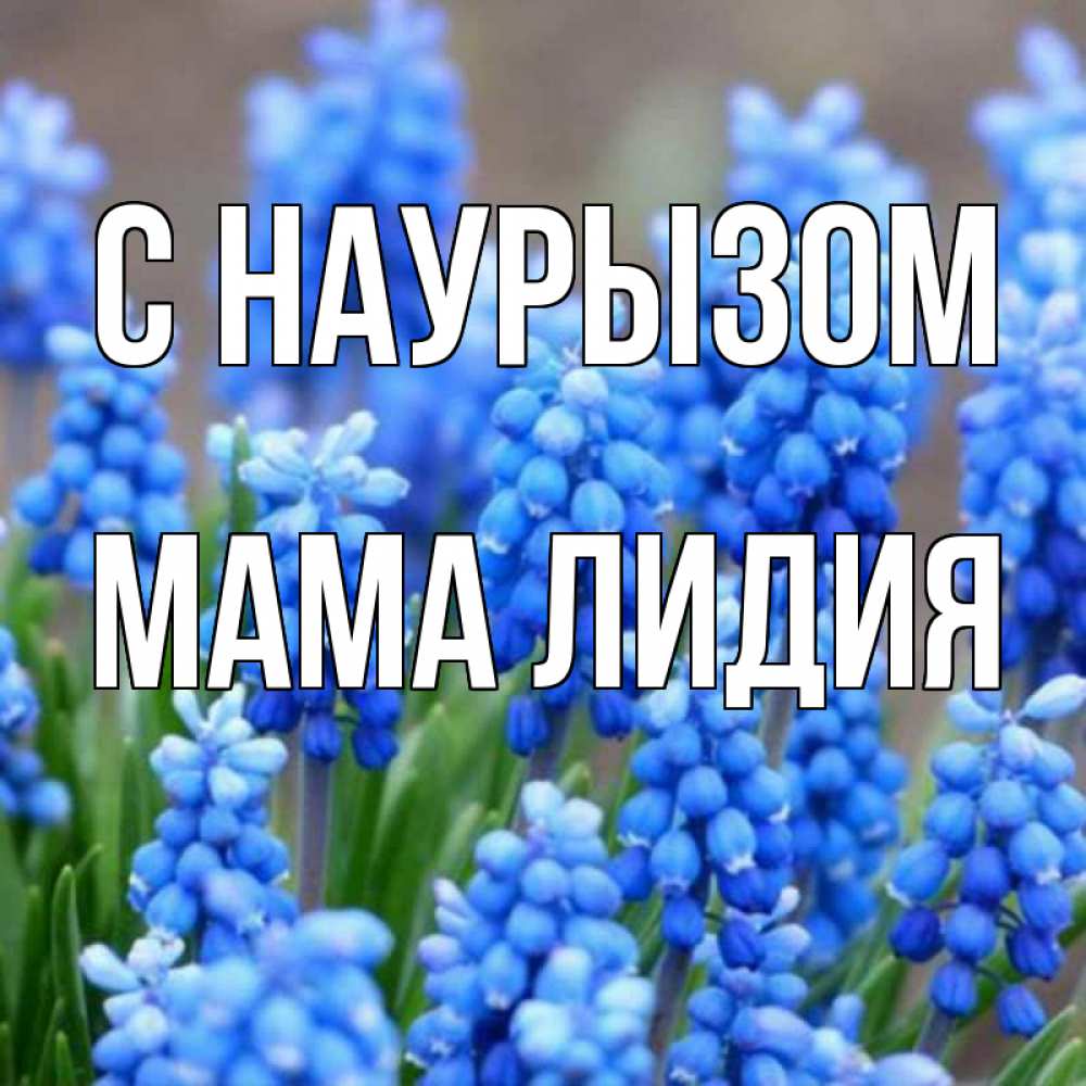 Открытка на каждый день с именем, Мама-Лидия С наурызом Поздравительная открытка для женщин с цветами на праздничную дату Прикольная открытка с пожеланием онлайн скачать бесплатно 