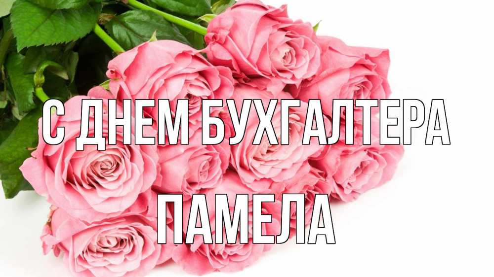 Открытка на каждый день с именем, Памела С днем бухгалтера с днем бухгалтера 2 Прикольная открытка с пожеланием онлайн скачать бесплатно 