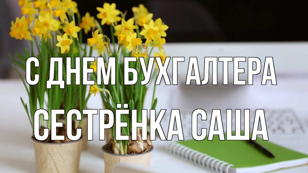 Открытка на каждый день с именем, Сестрёнка-Саша С днем бухгалтера с днем бухгалтера Прикольная открытка с пожеланием онлайн скачать бесплатно 