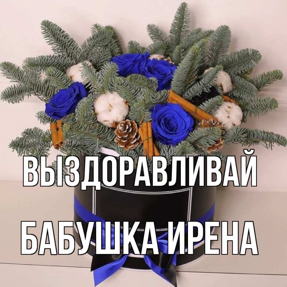 Открытка на каждый день с именем, Бабушка-Ирена Выздоравливай короче кто то загрузил эти шишки Прикольная открытка с пожеланием онлайн скачать бесплатно 