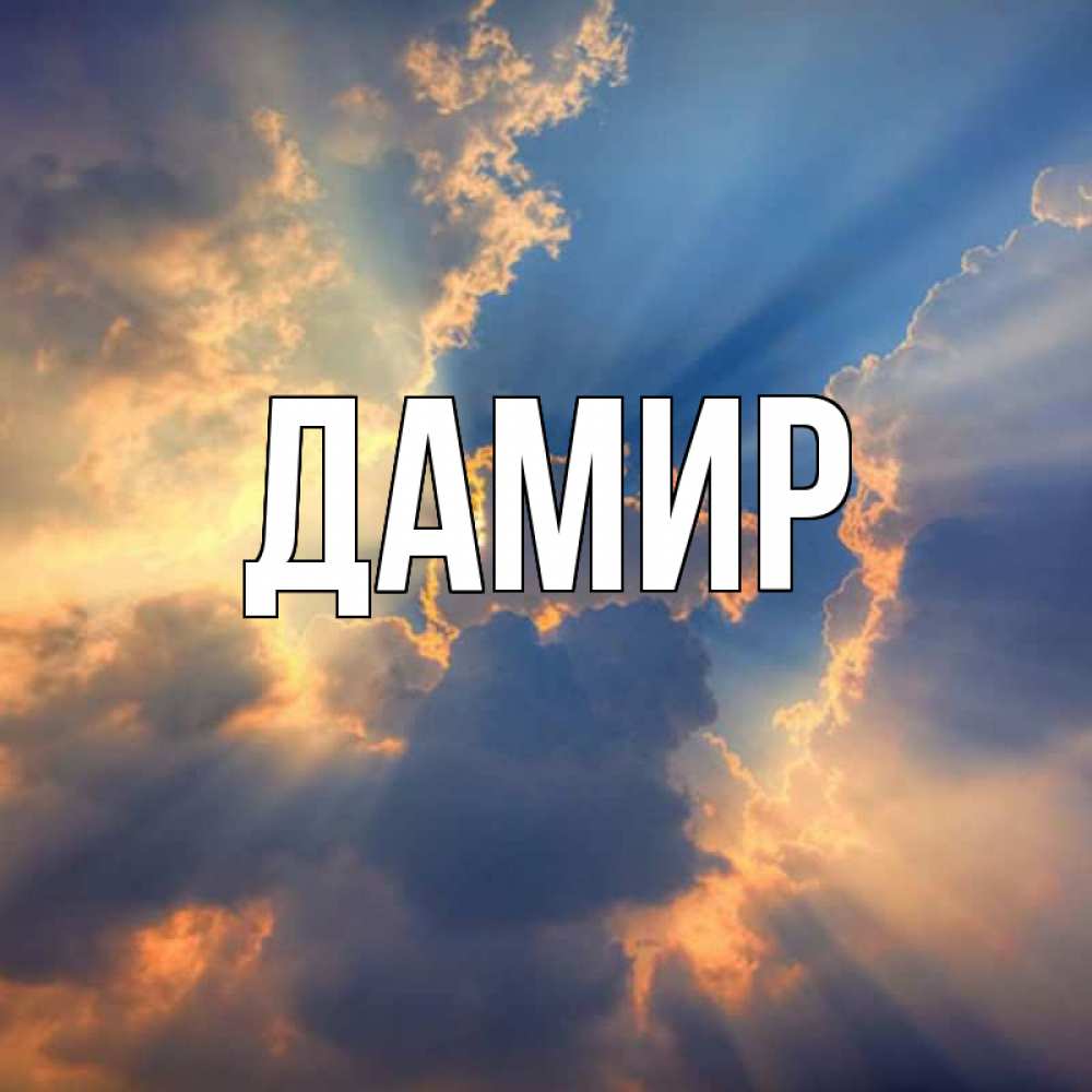 Год, открытка дамир