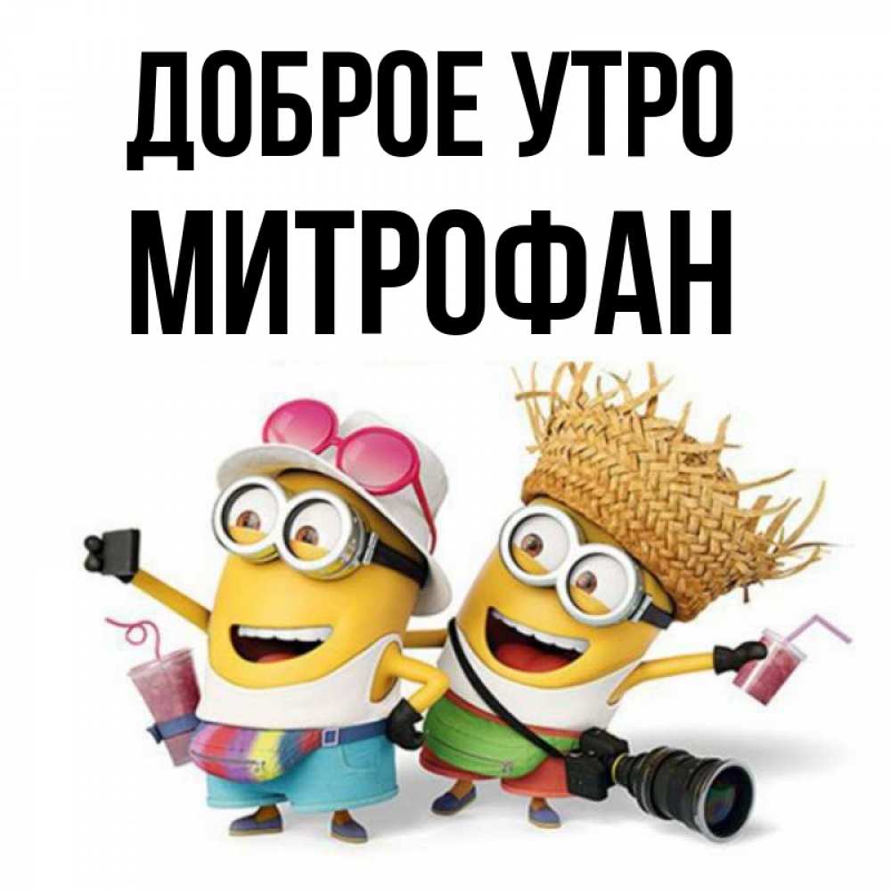 Открытка на каждый день с именем, Митрофан Доброе утро карнавал Прикольная открытка с пожеланием онлайн скачать бесплатно 