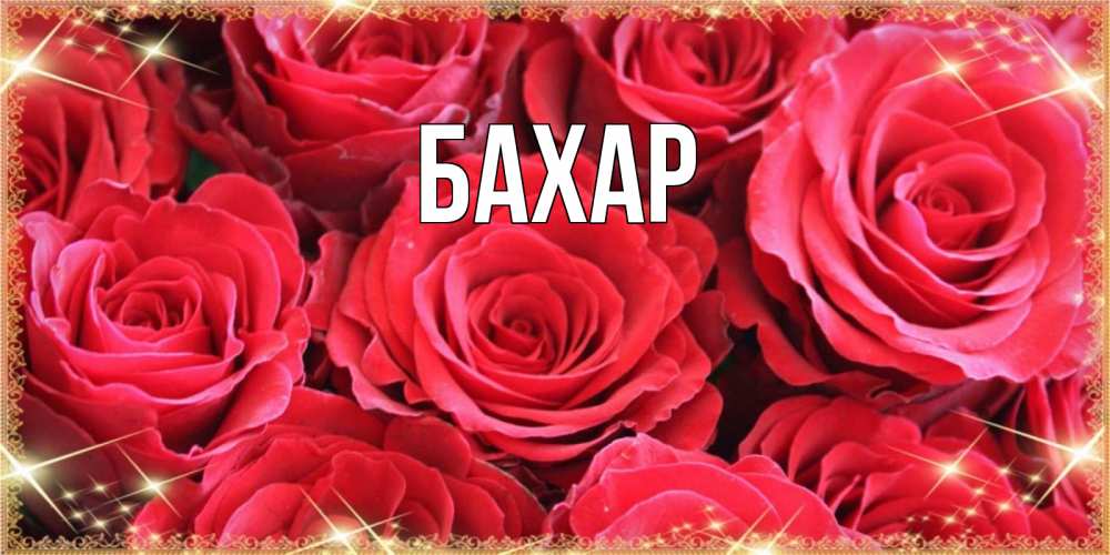 Открытка на каждый день с именем, Бахар Главная открытки на наурыз Прикольная открытка с пожеланием онлайн скачать бесплатно 